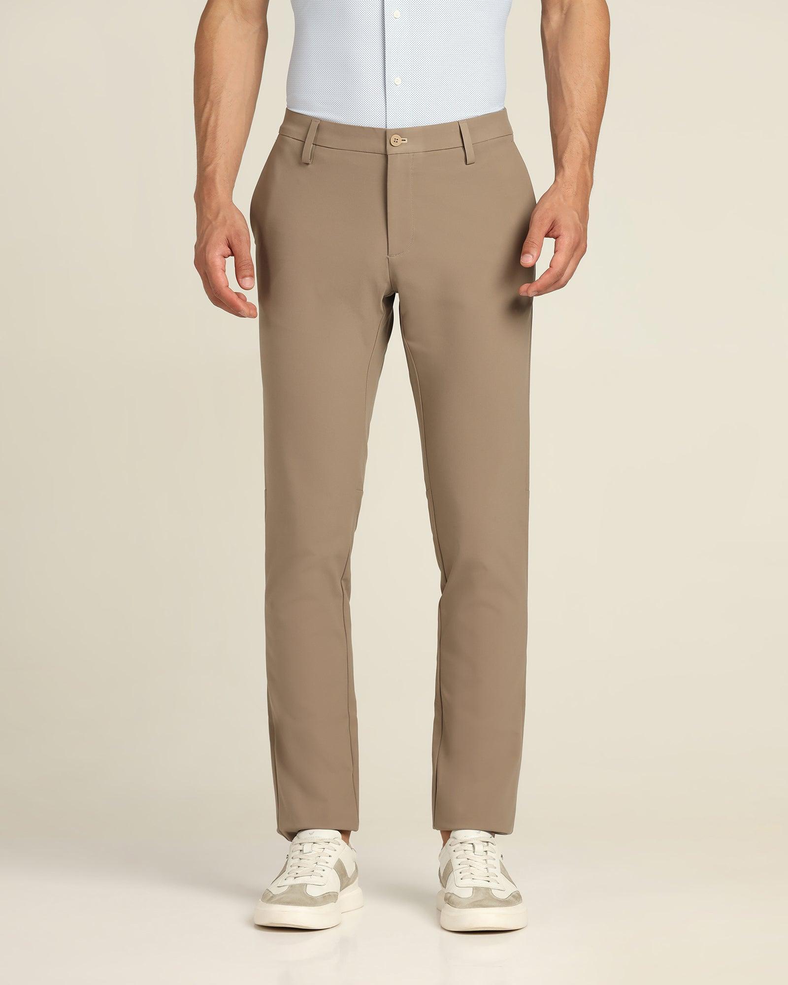 TechPro Slim Fit B-91 Casual Mouse Solid Khakis - Guss