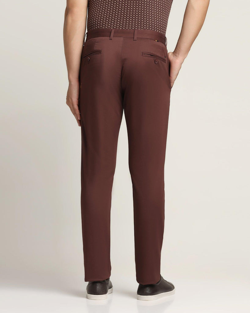 Slim Fit B-91 Casual Rust Solid Khakis - Cultron