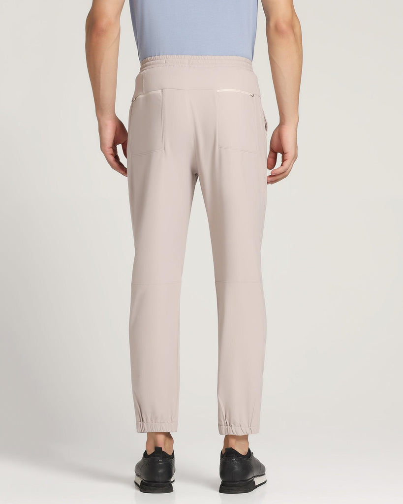 Nadal Casual Stone Beige Solid Khakis - Jin