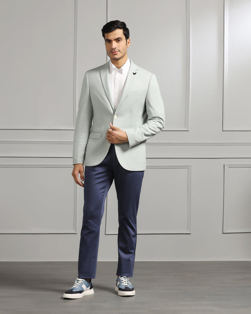 Casual Mint Textured Blazer - Ken