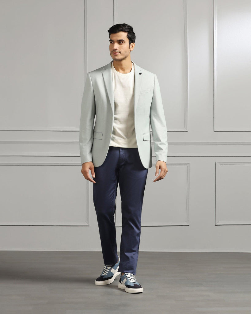 Casual Mint Textured Blazer - Ken