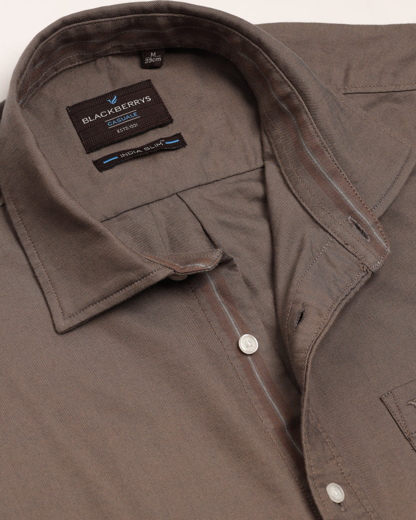 Casual Mouse Textured Shirt - Solly