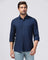 Casual Navy Solid Shirt - Gerald