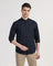 Casual Navy Solid Shirt - Perry