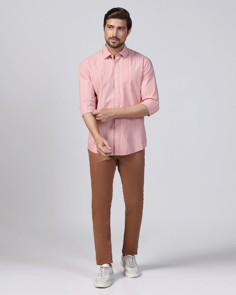 Casual Pink Stripe Shirt - Dollar