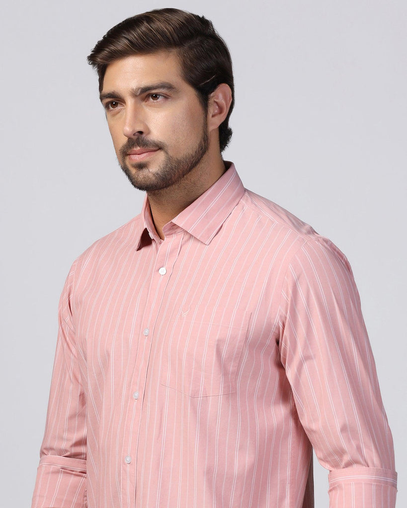 Casual Pink Stripe Shirt - Dollar