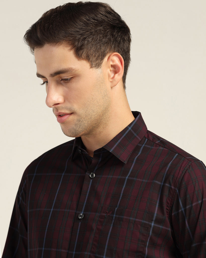 Casual Red Check Shirt - Roma