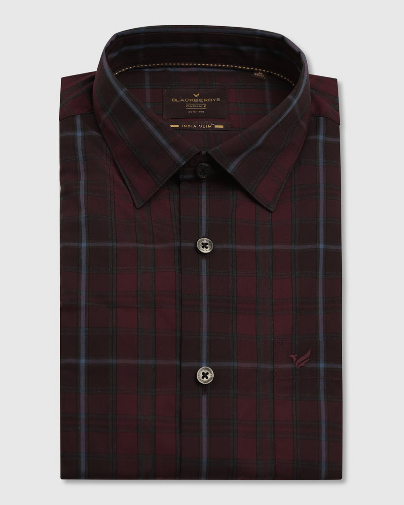 Casual Red Check Shirt - Roma