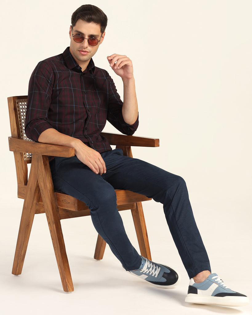 Casual Red Check Shirt - Roma