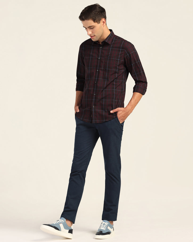 Casual Red Check Shirt - Roma