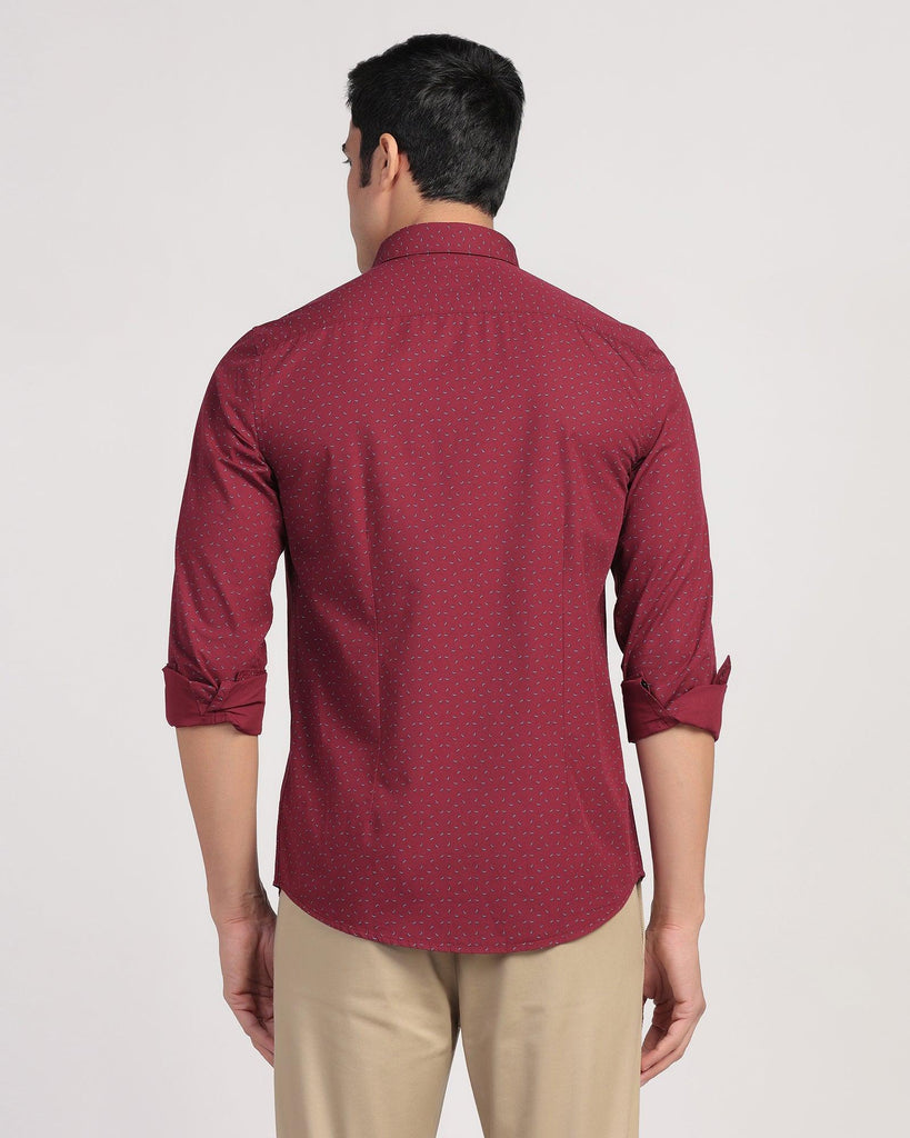 Casual Red Printed Shirt - Crimp