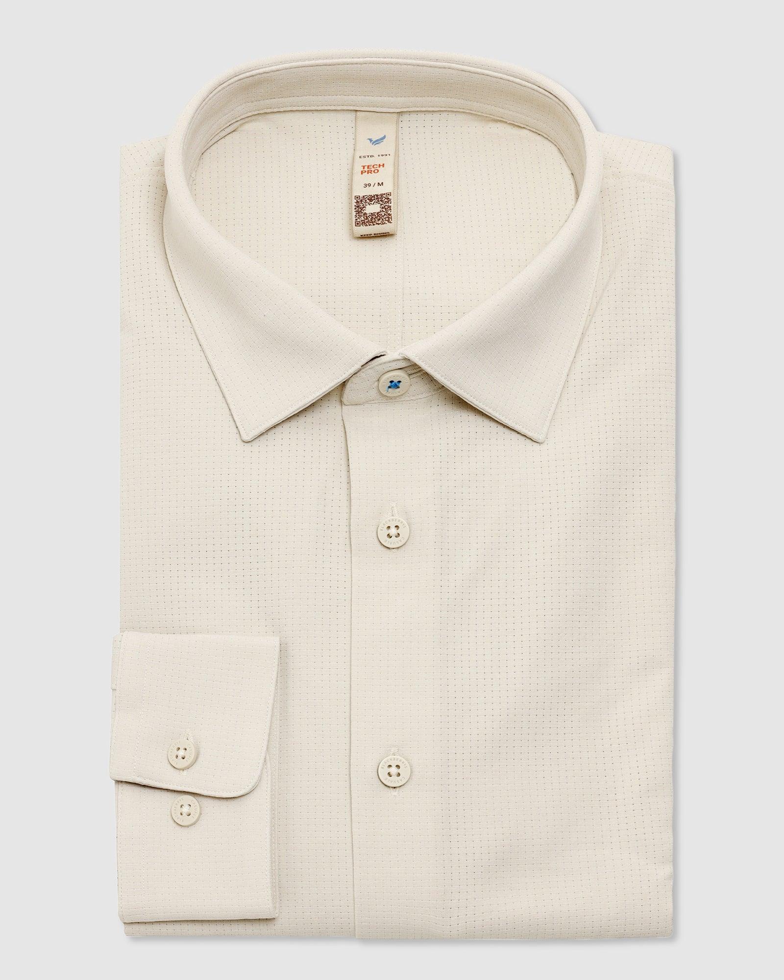 TechPro Casual Shirt In Beige (Thomas) - Blackberrys