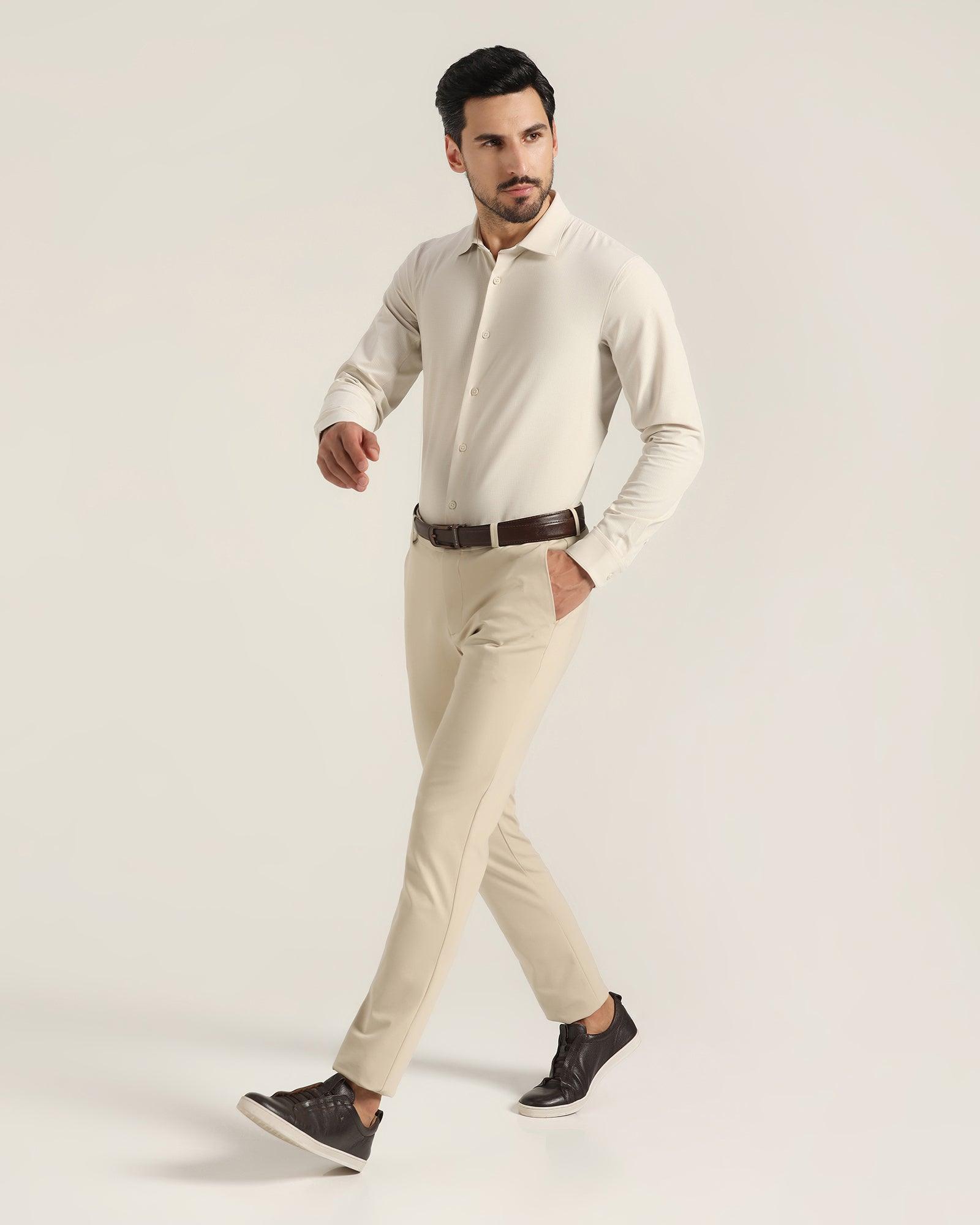 TechPro Casual Shirt In Beige (Thomas) - Blackberrys