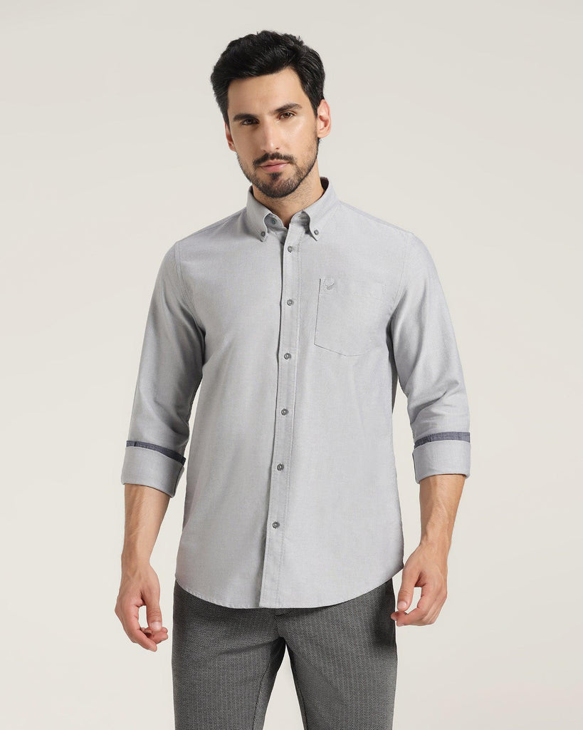 Casual Charcoal Solid Shirt - Tonic