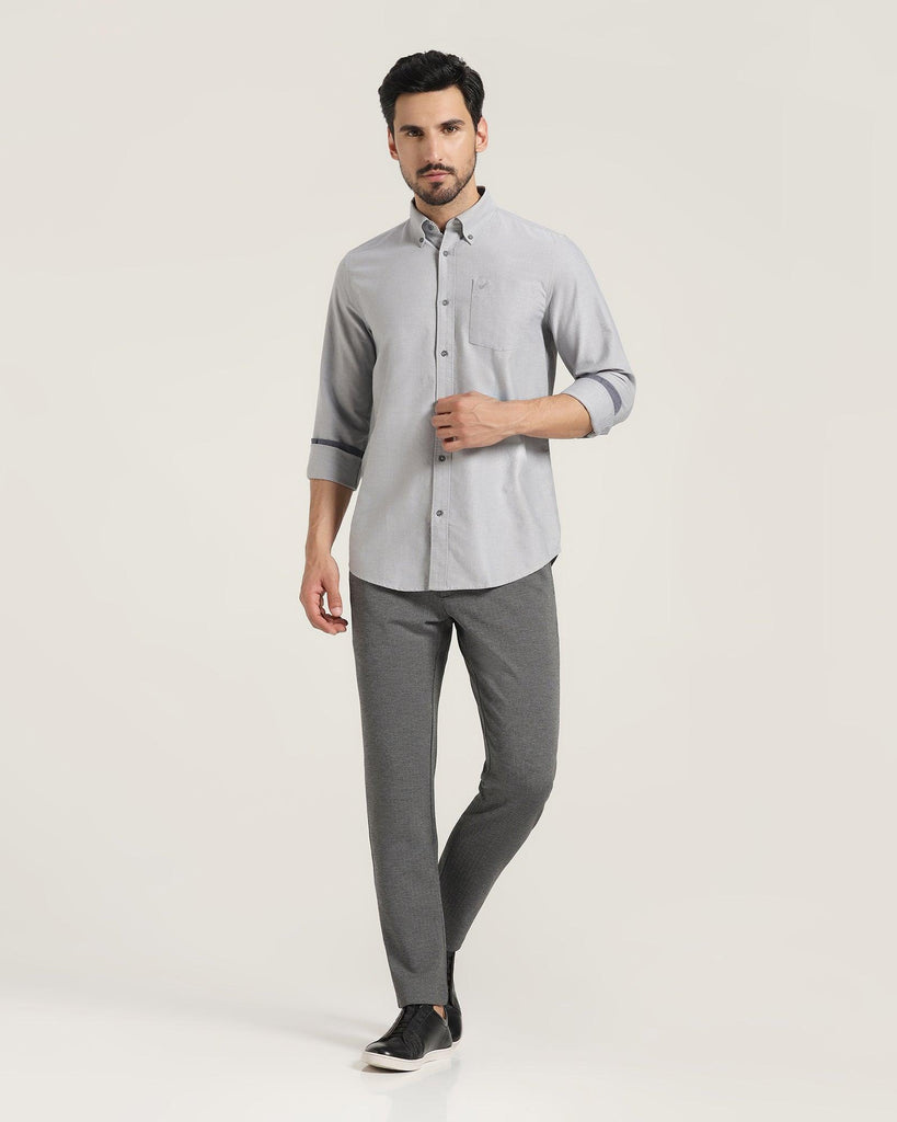 Casual Charcoal Solid Shirt - Tonic