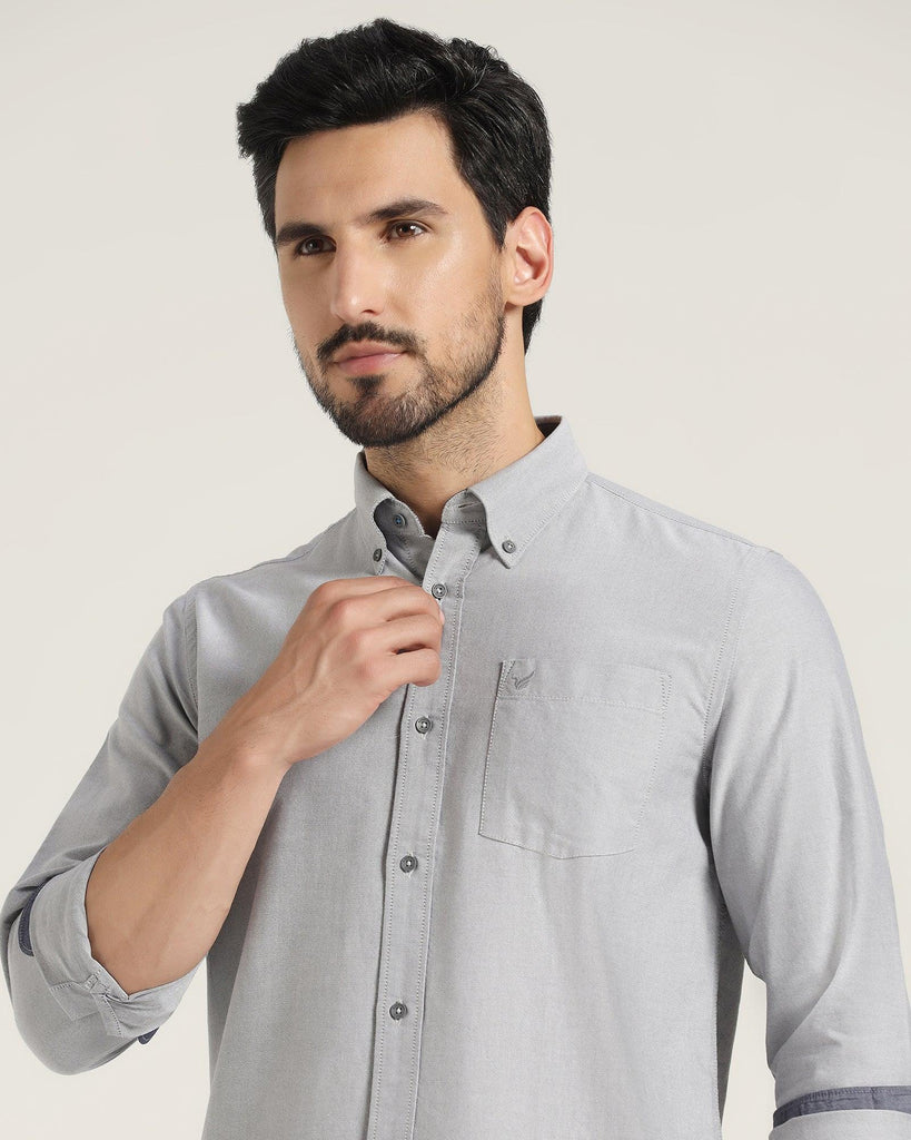 Casual Charcoal Solid Shirt - Tonic