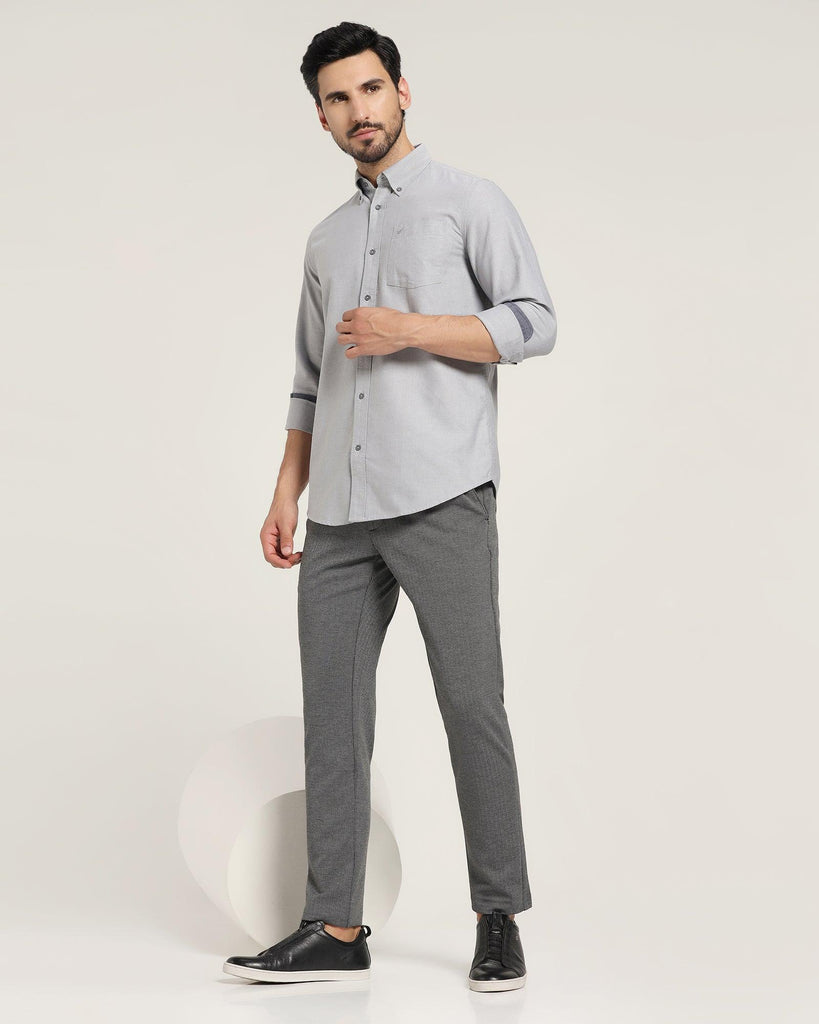 Casual Charcoal Solid Shirt - Tonic