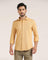 Casual Ochre Solid Shirt - Pareto