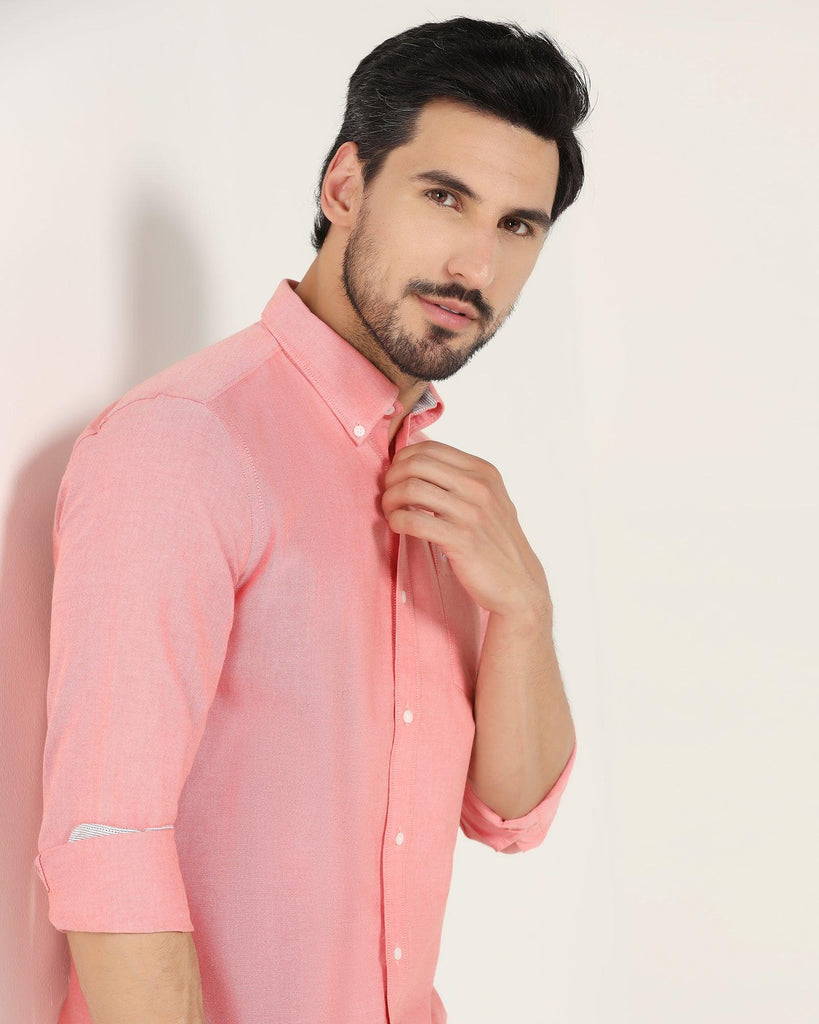 Casual Red Solid Shirt - Ronic