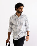 Casual White Printed Shirt - Pacom