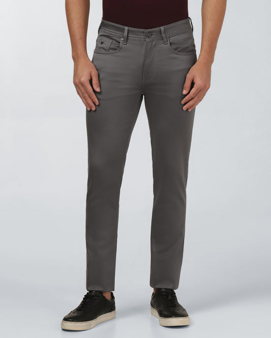 Charcoal Bleed Zero Slim Fit Jeans - Abto