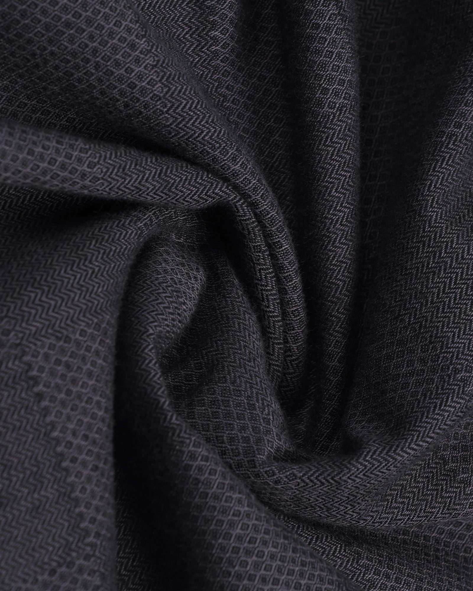 Charcoal Jacquard Shirt - Finja