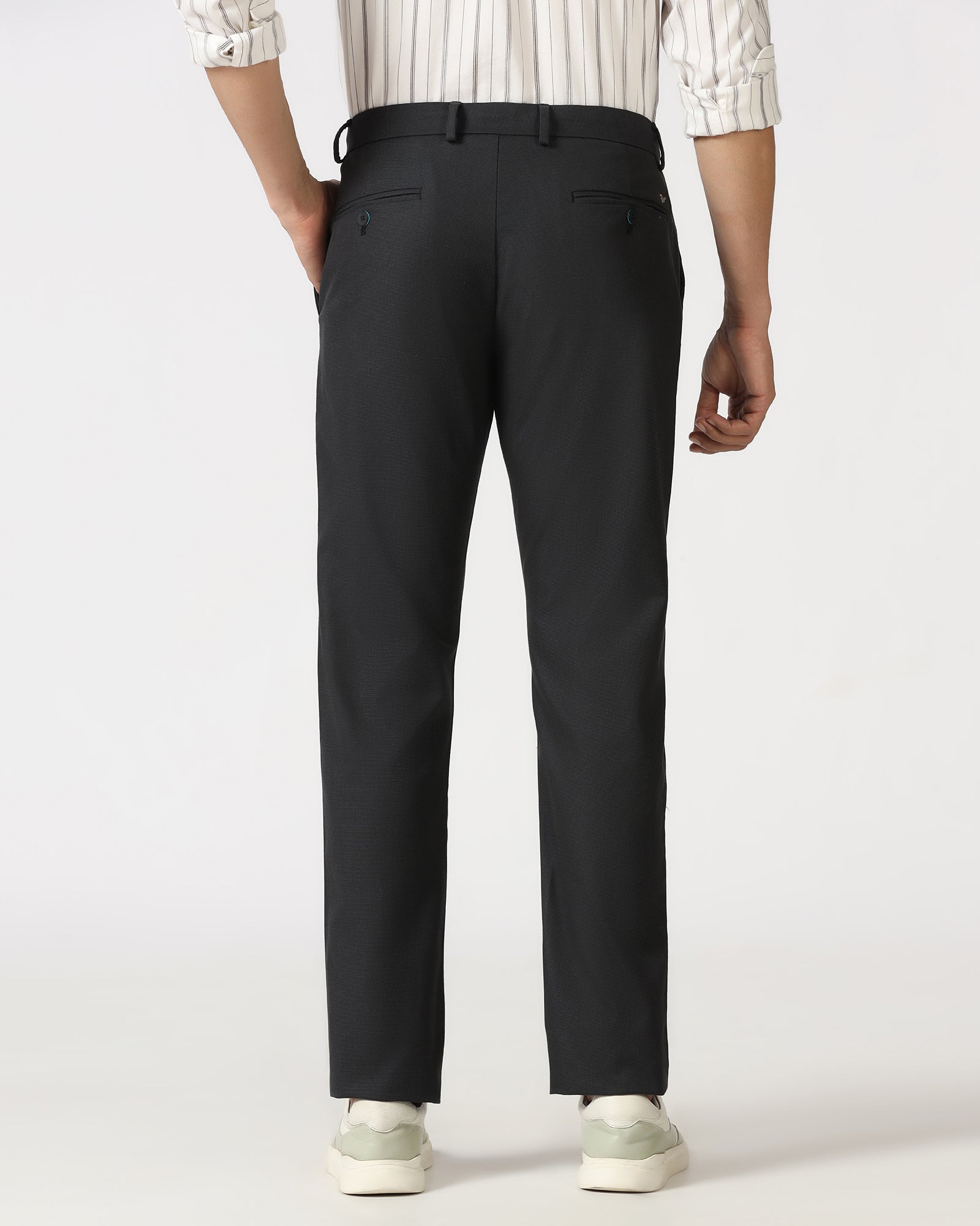 Charcoal Non Iron Textured Khakis - Ohio