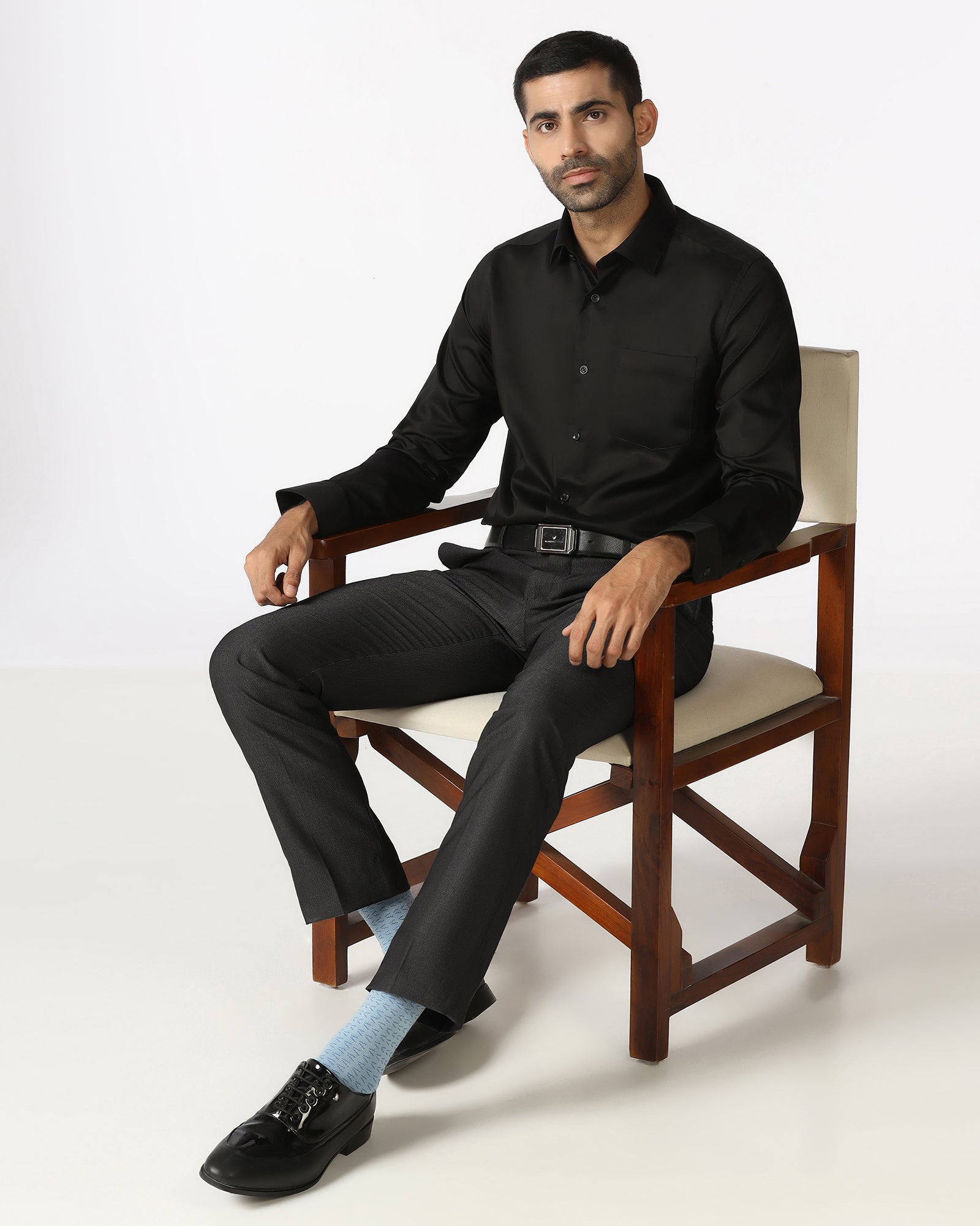 Charcoal Stripe Trouser - Sula