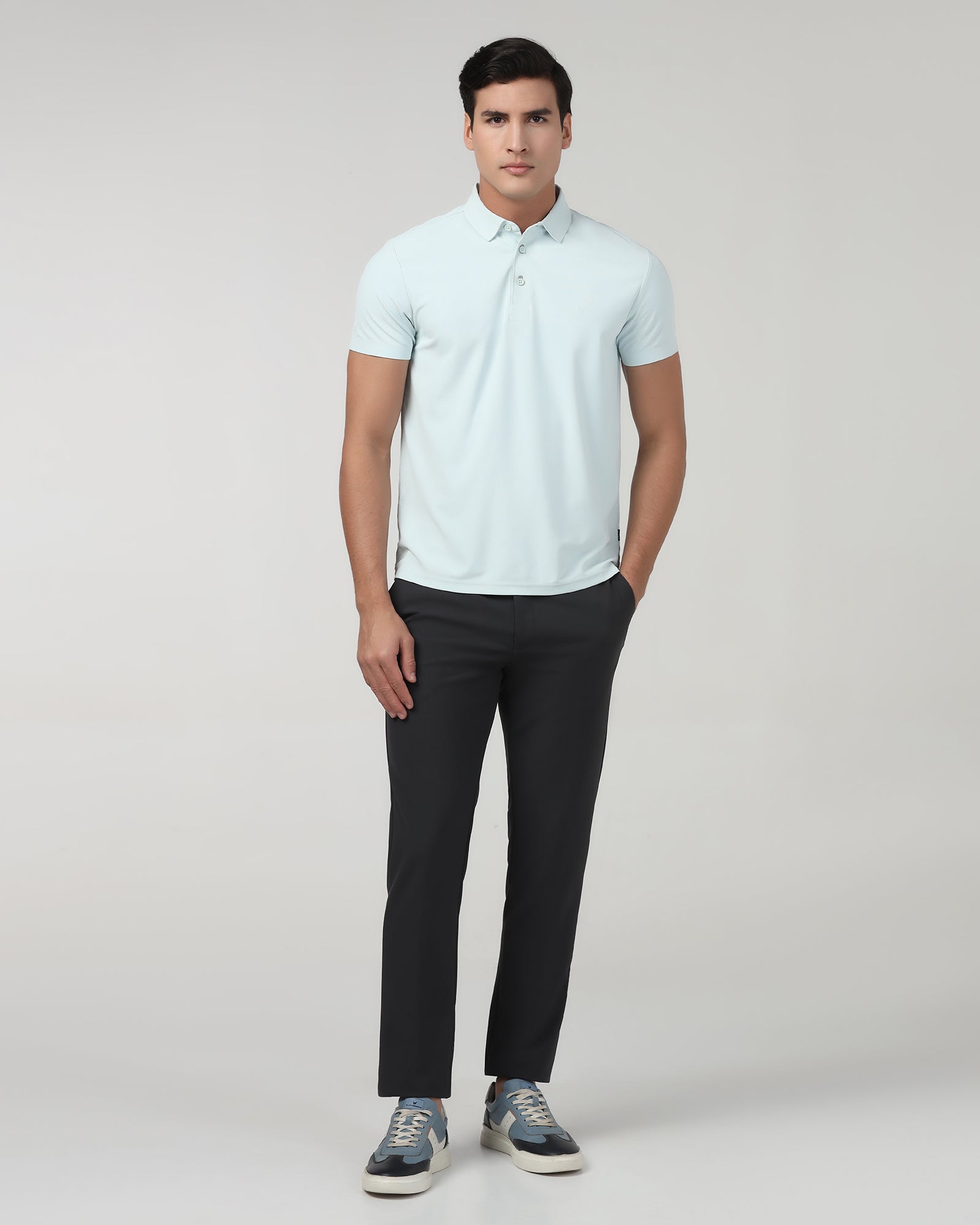 Charcoal TechPro Solid Trouser - Ashley