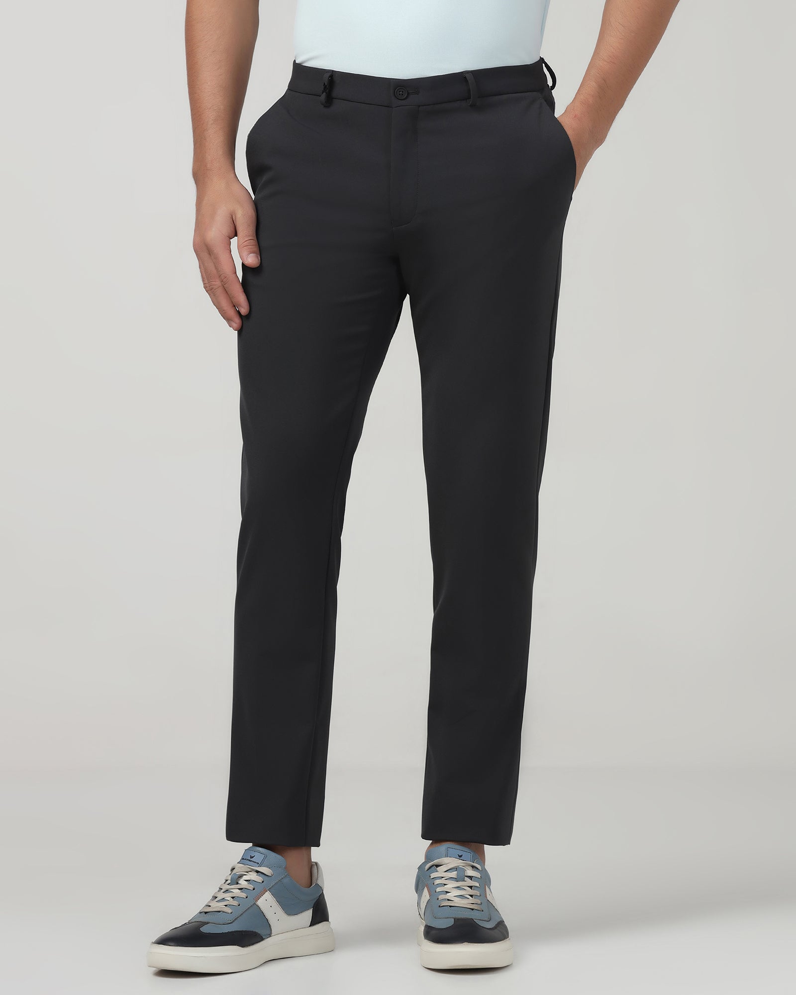 Charcoal TechPro Solid Trouser - Ashley