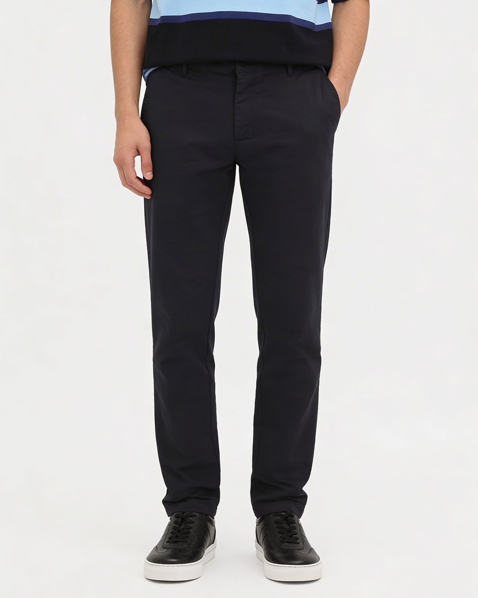 Charcoal Textured Khaki - Lance