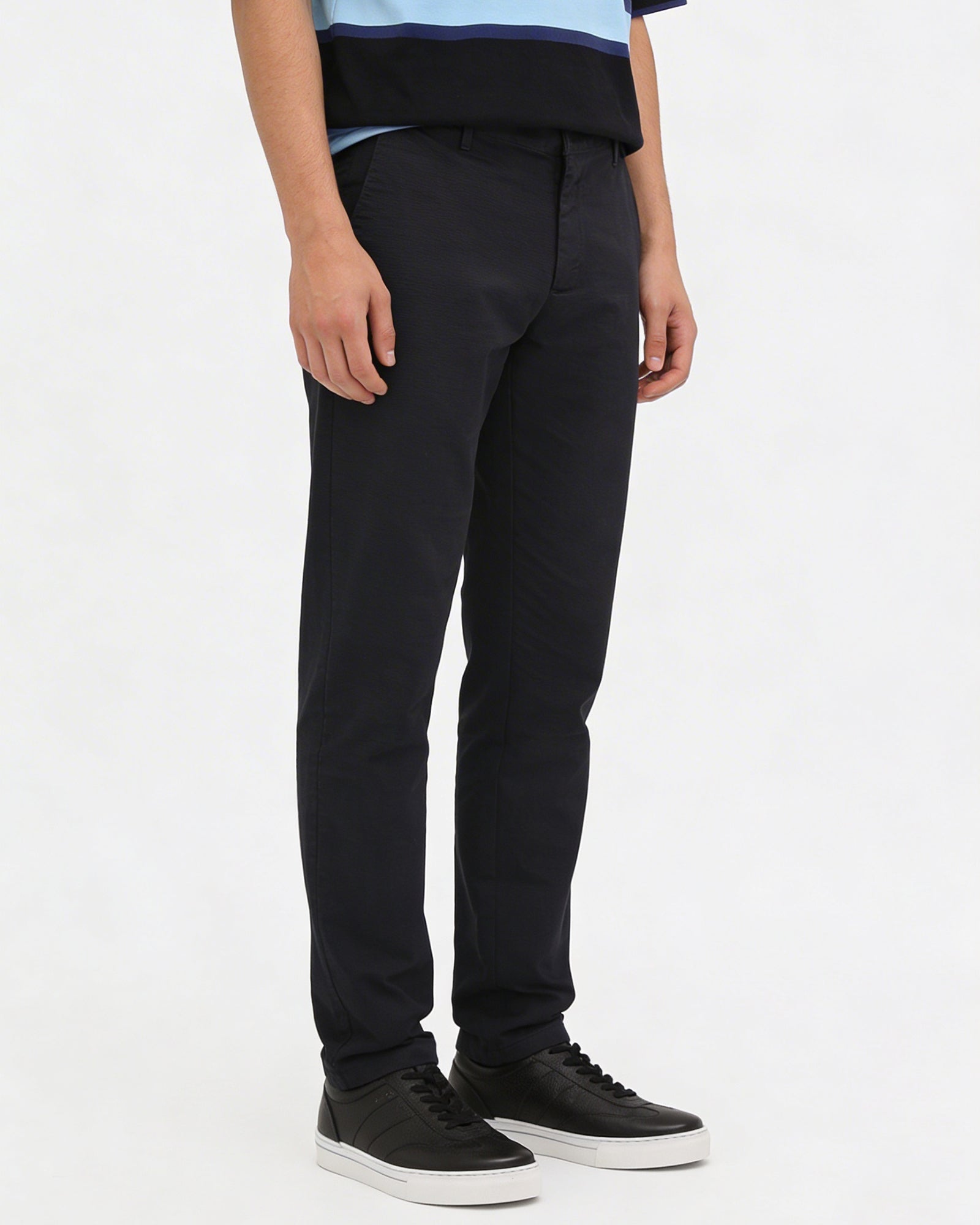 Charcoal Textured Khaki - Lance
