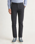 Charcoal Textured Khakis - Perch