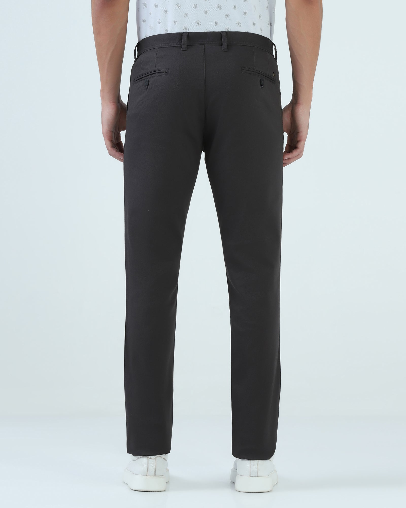 Charcoal Textured Khakis - Rolf