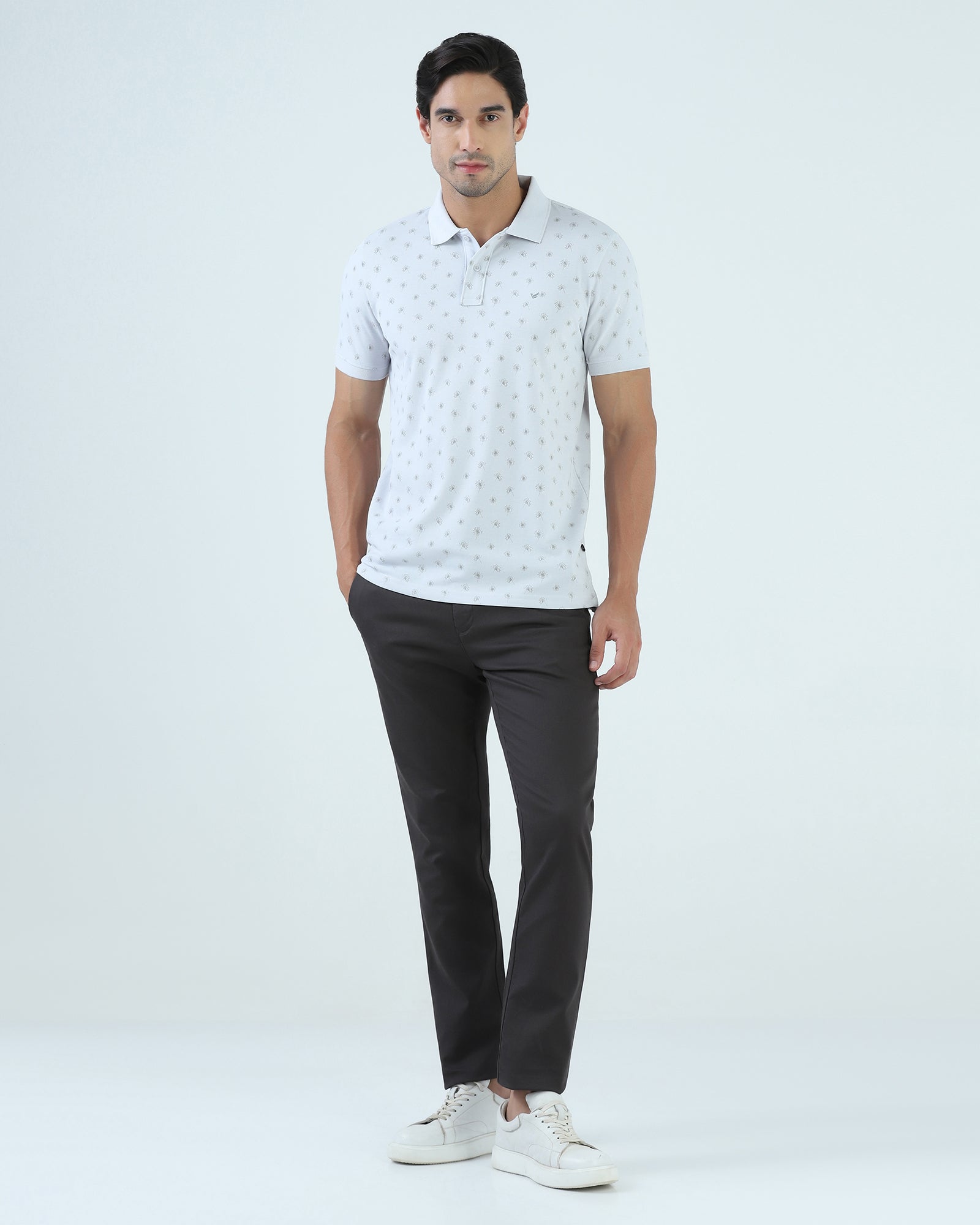 Charcoal Textured Khakis - Rolf