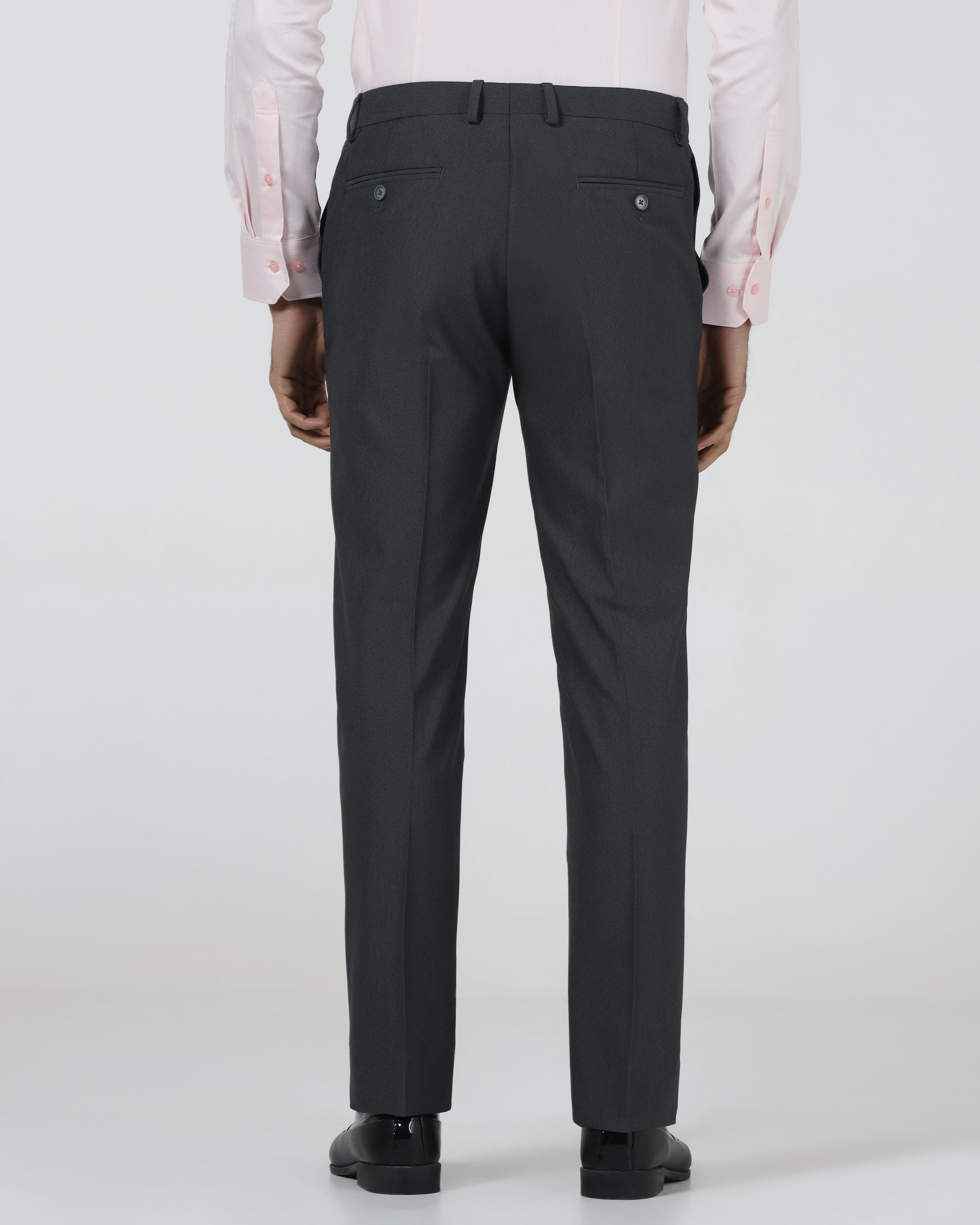 Charcoal Textured Trouser