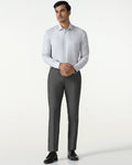 Charcoal Textured Trouser - Monk