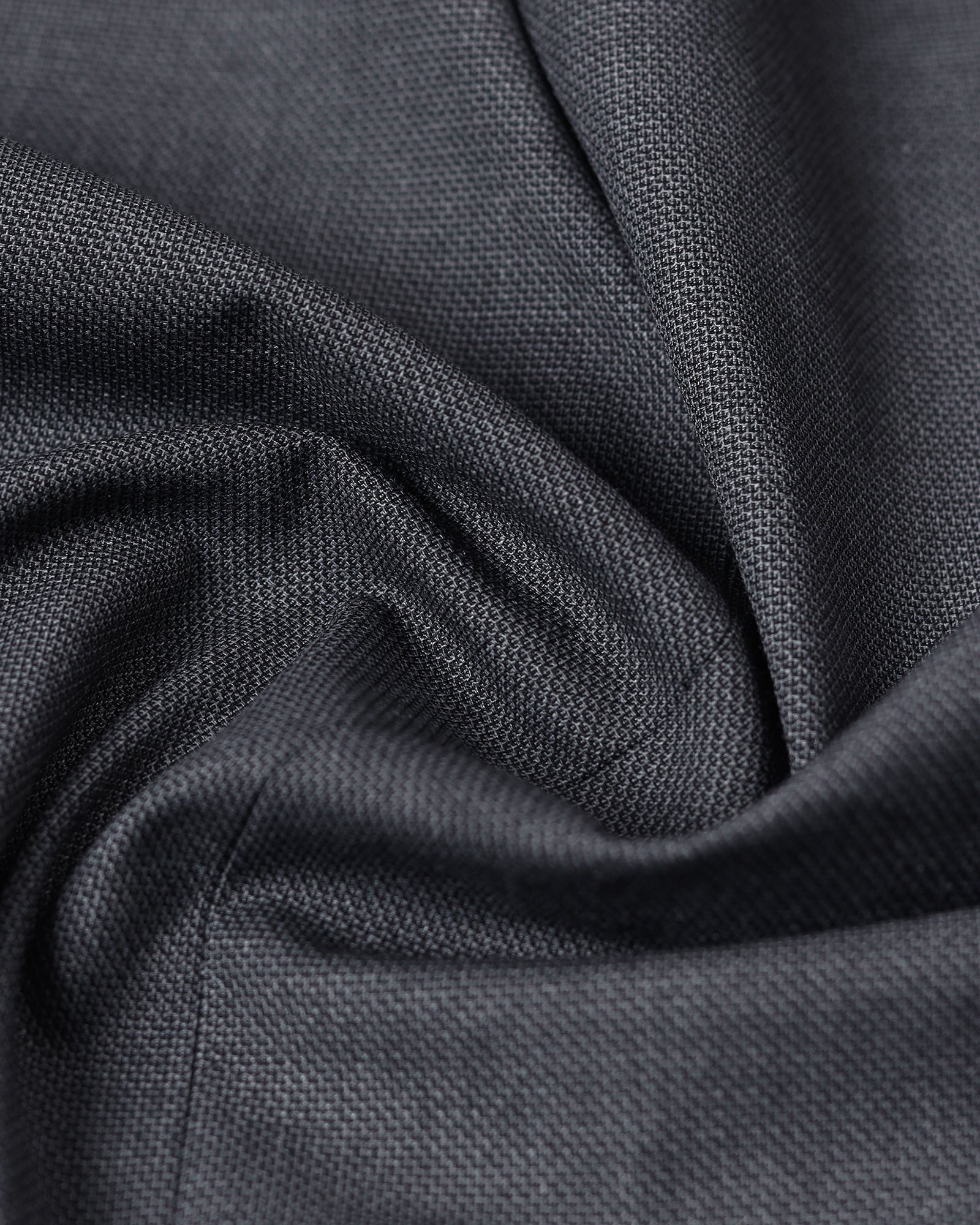 Charcoal Two Piece Textured Suit - Brim