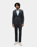 Charcoal Two Piece Textured Suit - Heckle