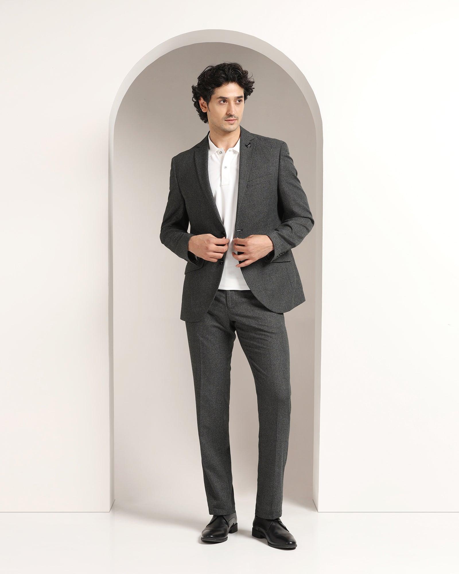 Multitude 6X Grey Check Formal Suit - Paranoa