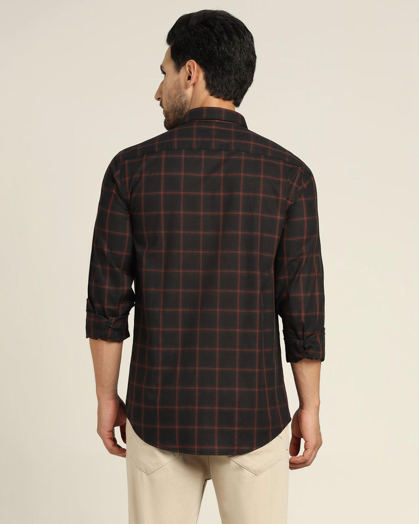 Casual Black Check Shirt - Tyler