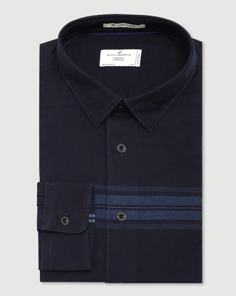 Casual Indigo Check Shirt - Ross