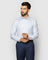 Temp Tech Formal Blue Check Shirt - Rapid