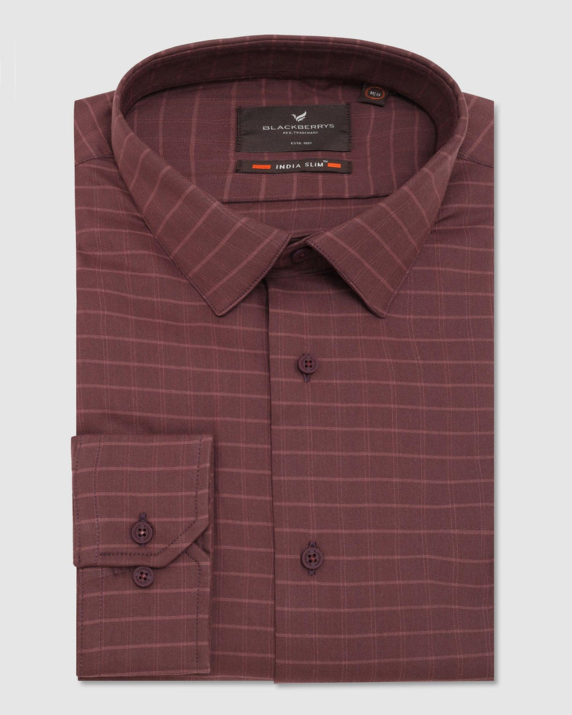 TechPro Formal Dusty Pink Check Shirt - Becki