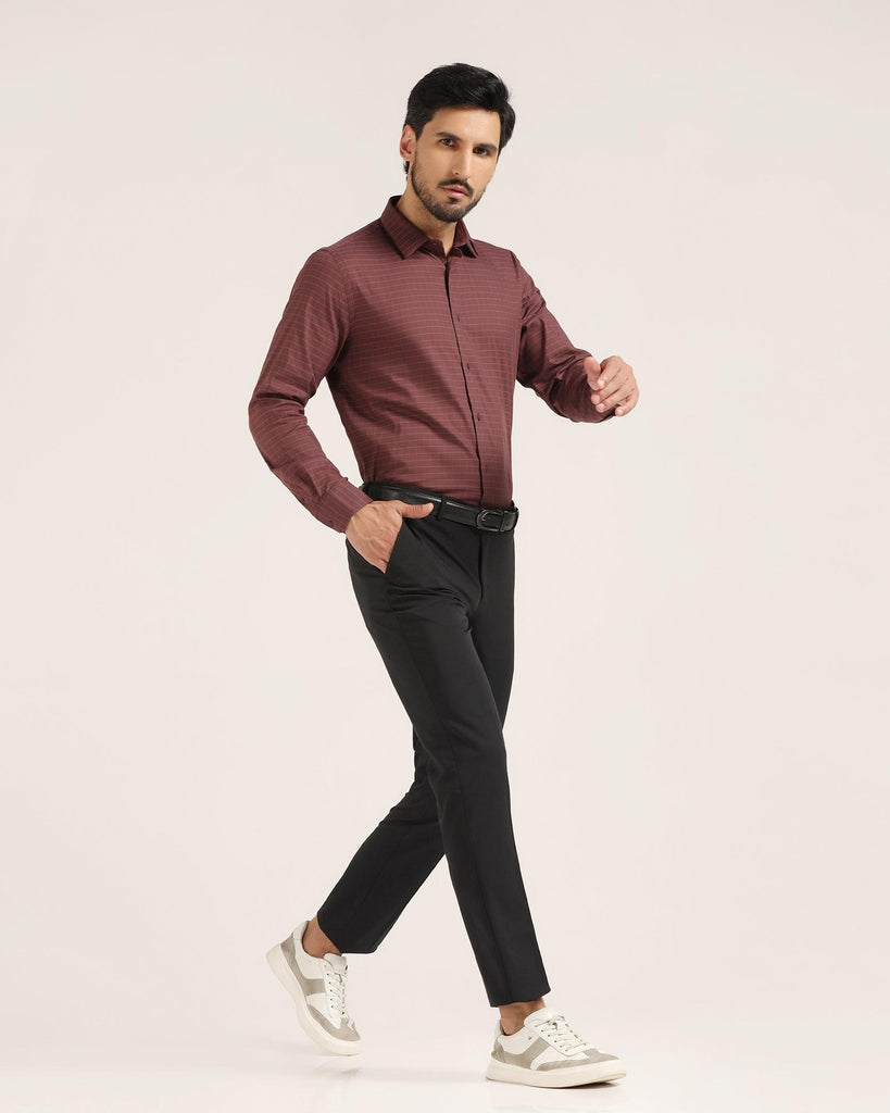 TechPro Formal Dusty Pink Check Shirt - Becki