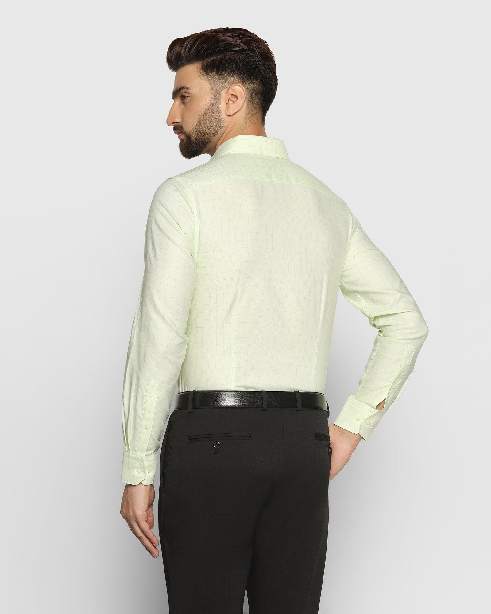 Formal Green Check Shirt - Jimson