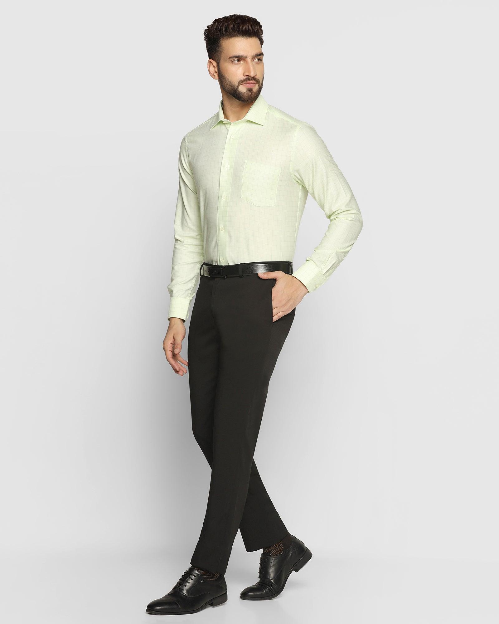 Formal Green Check Shirt - Jimson