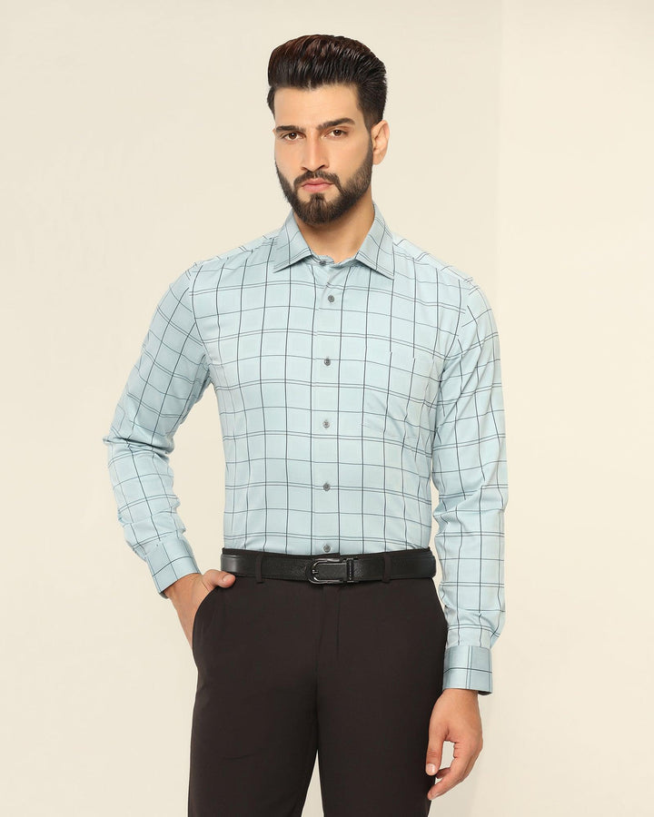 Formal Grey Check Shirt - Raul