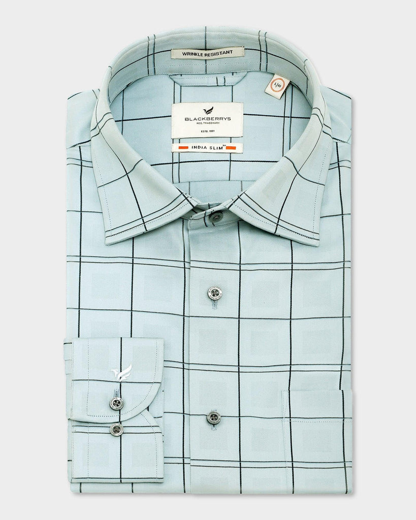 Formal Grey Check Shirt - Raul