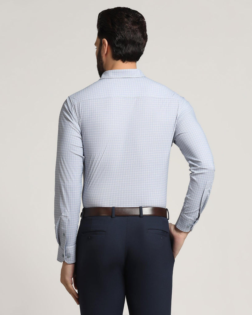 TechPro Formal Grey Check Shirt - Sinq